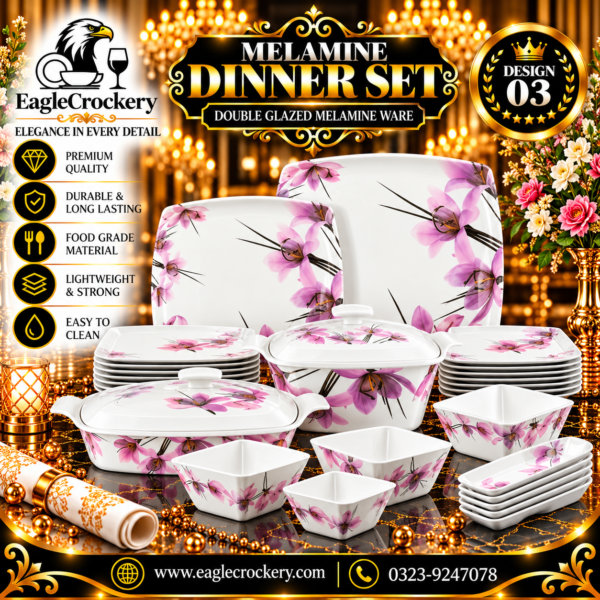 Melamine Dinner Set | Square (3)