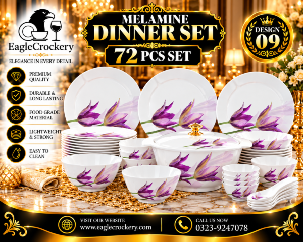 Melamine Dinner Set | ACE Dinner Set (9)