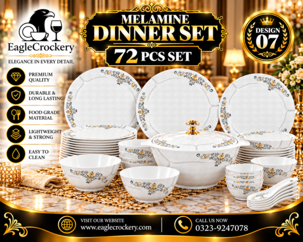 Melamine Dinner Set | ACE Dinner Set (7)