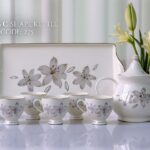 9 Pcs Bone Tea Set / Coffee Set (GGK C 275) | Elegant, Durable, Ideal for Home & Gifting