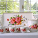 9 Pcs Bone Tea Set / Coffee Set (GGK R 795) | Elegant, Durable, Ideal for Home & Gifting