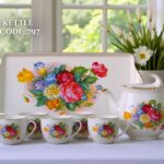 9 Pcs Bone Tea Set / Coffee Set (GGK R 797) | Elegant, Durable, Ideal for Home & Gifting