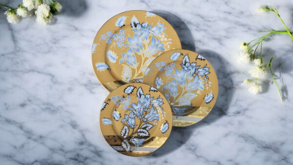 Bone 18 Pcs Plate Set (437) | Elegant, Durable, Heat-Resistant Plates & Bowls