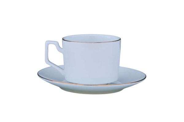 High-Quality Bone China Cup & Saucer Set (G-ggk) | Elegant, Durable, Ideal for Home & Gifting
