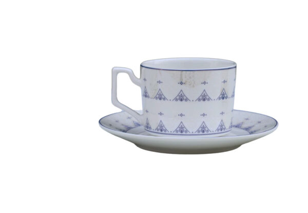 High-Quality Bone China Cup & Saucer Set (G-063) | Elegant, Durable, Ideal for Home & Gifting