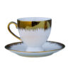 High-Quality Bone China Cup & Saucer Set (L-001) | Elegant, Durable, Ideal for Home & Gifting