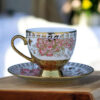 High-Quality Bone China Cup & Saucer Set (L-439) | Elegant, Durable, Ideal for Home & Gifting