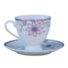 High-Quality Bone China Cup & Saucer Set (L-519) | Elegant, Durable, Ideal for Home & Gifting