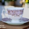 High-Quality Bone China Cup & Saucer Set (K-010) | Elegant, Durable, Ideal for Home & Gifting