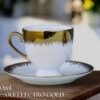 High-Quality Bone China Cup & Saucer Set (L-001) | Elegant, Durable, Ideal for Home & Gifting