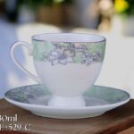 High-Quality Bone China Cup & Saucer Set (L-529) | Elegant, Durable, Ideal for Home & Gifting