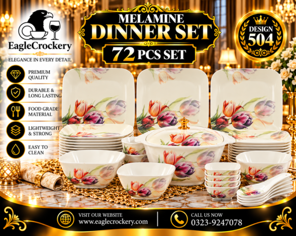 Melamine Dinner Set | Beauty dinner set (504)