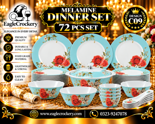 Melamine Dinner Set | Culture (C09)