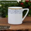 High-Quality Bone China Cup & Mug Set(14-027) | Elegant, Durable, Ideal for Home & Gifting
