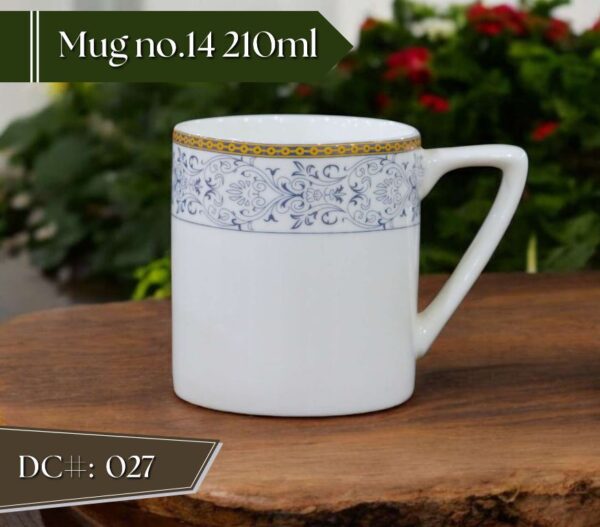 High-Quality Bone China Cup & Mug Set(14-027) | Elegant, Durable, Ideal for Home & Gifting