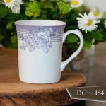 High-Quality Bone China Cup & Mug Set(2-184) | Elegant, Durable, Ideal for Home & Gifting