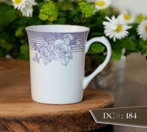 High-Quality Bone China Cup & Mug Set(2-184) | Elegant, Durable, Ideal for Home & Gifting