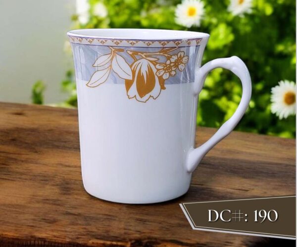 High-Quality Bone China Cup & Mug Set(2-190) | Elegant, Durable, Ideal for Home & Gifting