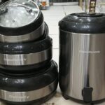 Dynasty (Silver) Color 4 Pcs Gift Set (Includes 3 Hot Pots and 1 Cooler) In Discounted Price