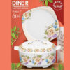 Melamine Dinner Set | Diner (601) | Elegant, Durable, Heat-Resistant Plates & Bowls | Unbreakable, Lightweight, Premium Quality Dinnerware