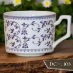 High-Quality Bone China Cup & Mug Set(G108) | Elegant, Durable, Ideal for Home & Gifting