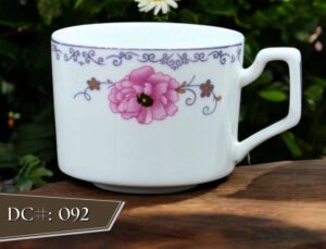 High-Quality Bone China Cup & Mug Set(G92) | Elegant, Durable, Ideal for Home & Gifting