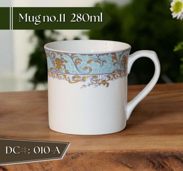 High-Quality Bone China Cup & Mug Set(11-010A) | Elegant, Durable, Ideal for Home & Gifting