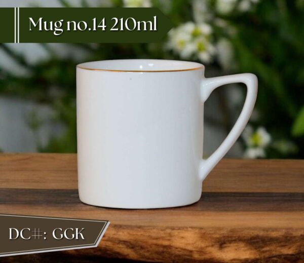 High-Quality Bone China Cup & Mug Set(14GGK) | Elegant, Durable, Ideal for Home & Gifting