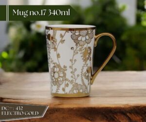 High-Quality Bone China Cup & Mug Set(17-432) | Elegant, Durable, Ideal for Home & Gifting