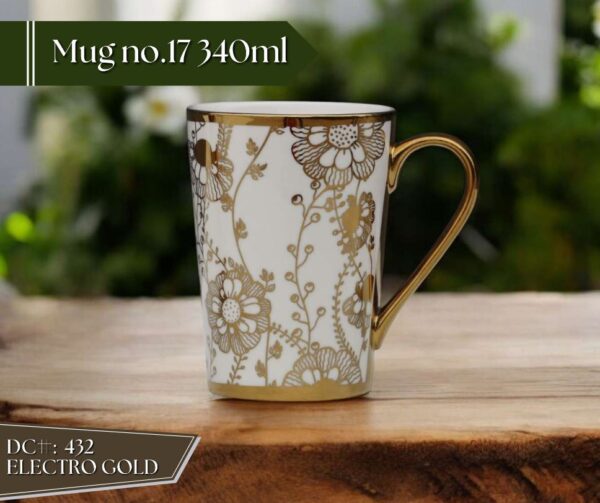 High-Quality Bone China Cup & Mug Set(17-432) | Elegant, Durable, Ideal for Home & Gifting