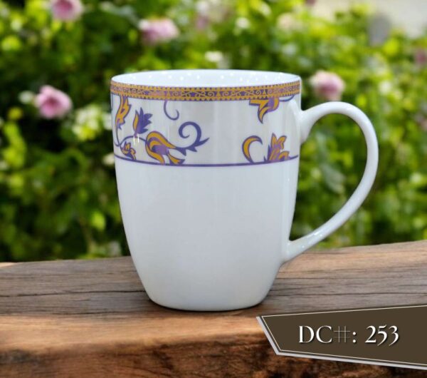 High-Quality Bone China Cup & Mug Set(4-253) | Elegant, Durable, Ideal for Home & Gifting