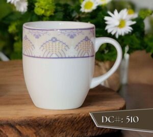 High-Quality Bone China Cup & Mug Set(5-510) | Elegant, Durable, Ideal for Home & Gifting