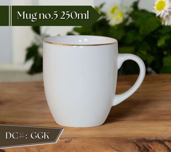 High-Quality Bone China Cup & Mug Set(5GGK) | Elegant, Durable, Ideal for Home & Gifting