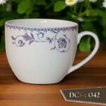 High-Quality Bone China Cup & Mug Set(6-042) | Elegant, Durable, Ideal for Home & Gifting
