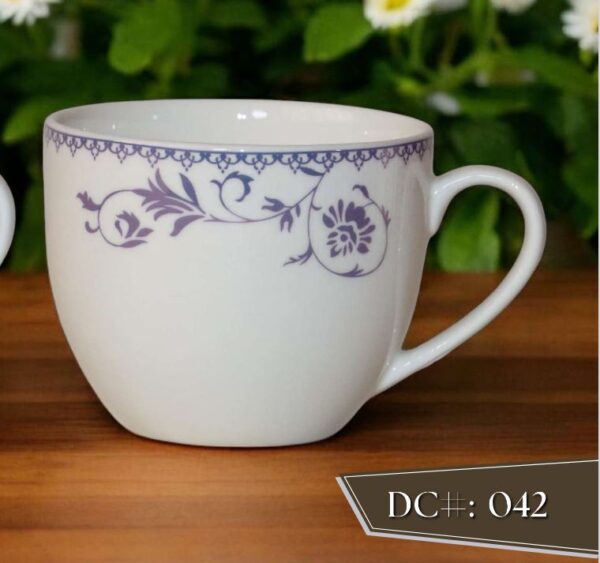 High-Quality Bone China Cup & Mug Set(6-042) | Elegant, Durable, Ideal for Home & Gifting