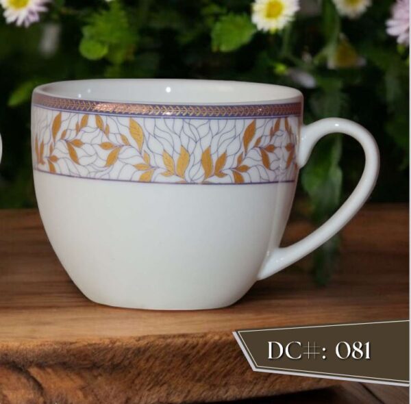 High-Quality Bone China Cup & Mug Set(6-081) | Elegant, Durable, Ideal for Home & Gifting