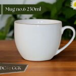 High-Quality Bone China Cup & Mug Set(6GGK) | Elegant, Durable, Ideal for Home & Gifting