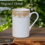 High-Quality Bone China Cup & Mug Set(7-003) | Elegant, Durable, Ideal for Home & Gifting