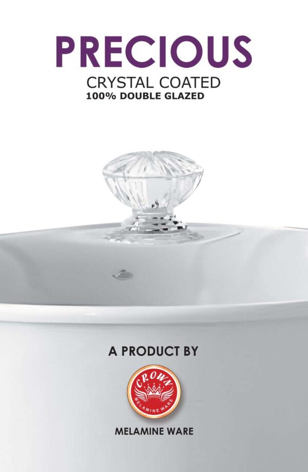 Melamine Dinner Set | Precious (901) | Elegant, Durable, Heat-Resistant Plates & Bowls | Unbreakable, Lightweight, Premium Quality Dinnerware