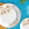 Melamine Dinner Set | Precious (901) | Elegant, Durable, Heat-Resistant Plates & Bowls | Unbreakable, Lightweight, Premium Quality Dinnerware