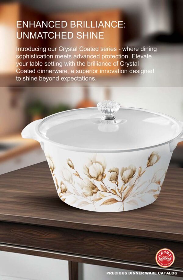 Melamine Dinner Set | Precious (901) | Elegant, Durable, Heat-Resistant Plates & Bowls | Unbreakable, Lightweight, Premium Quality Dinnerware