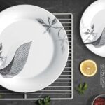 Melamine Dinner Set | Precious (901) | Elegant, Durable, Heat-Resistant Plates & Bowls | Unbreakable, Lightweight, Premium Quality Dinnerware