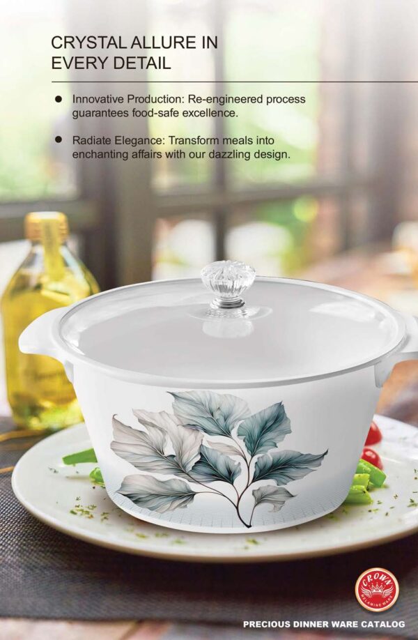 Melamine Dinner Set | Precious (901) | Elegant, Durable, Heat-Resistant Plates & Bowls | Unbreakable, Lightweight, Premium Quality Dinnerware