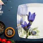 Melamine Dinner Set | Square (1) | Elegant, Durable, Heat-Resistant Plates & Bowls | Unbreakable, Lightweight, Premium Quality Dinnerware