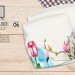 Melamine Dinner Set | Square (1) | Elegant, Durable, Heat-Resistant Plates & Bowls | Unbreakable, Lightweight, Premium Quality Dinnerware