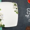 Melamine Dinner Set | Square (1) | Elegant, Durable, Heat-Resistant Plates & Bowls | Unbreakable, Lightweight, Premium Quality Dinnerware