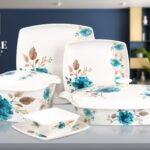 Melamine Dinner Set | Square (1) | Elegant, Durable, Heat-Resistant Plates & Bowls | Unbreakable, Lightweight, Premium Quality Dinnerware