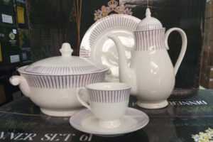 61 Pc Bone China Dinner Set (M206) High-Quality, Stylish, Premium Crockery 2