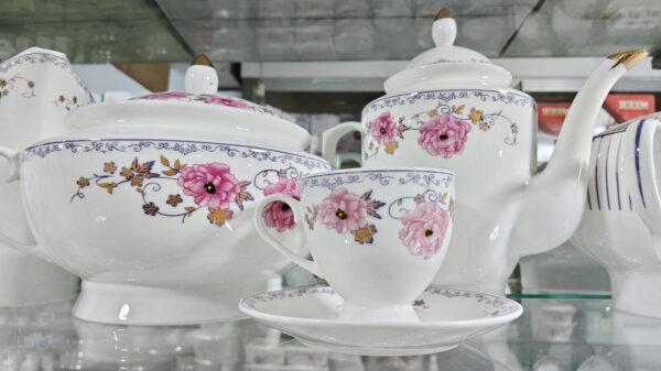 61 Pc Bone China Dinner Set (U092) | High-Quality, Stylish, Premium Crockery