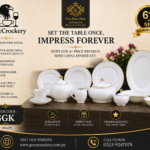 61 Pc Bone China Dinner Set (GGK O) – Premium Quality, Stylish & Elegant Dinnerware